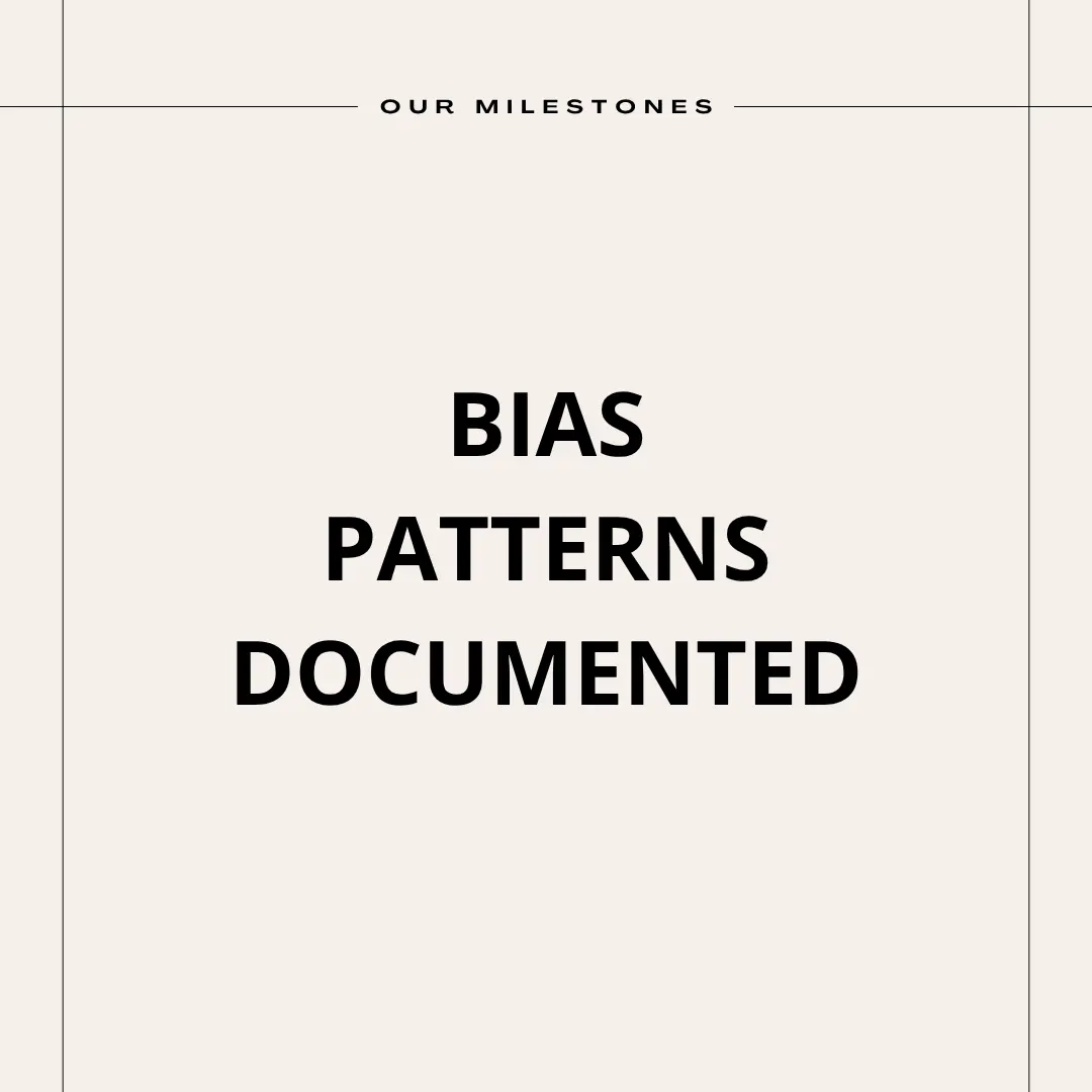Bias Patterns Documented